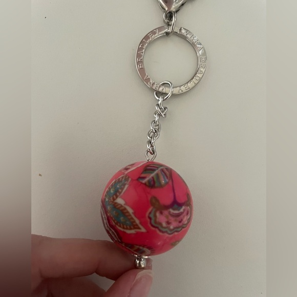 NWT Vera Bradley Have a Ball Keychain, “Call Me Coral” - Picture 5 of 6